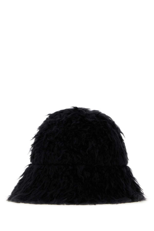 Black teddy bucket hat Black FENDI (FXQ191B22Q)