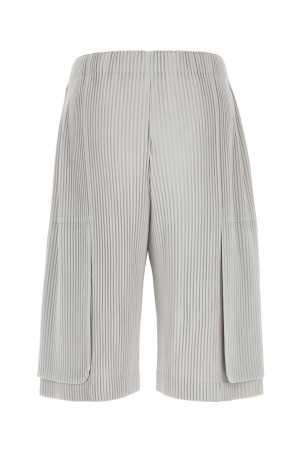 Світло-сірі поліестерові шорти-бермуди HOMME PLISSE' ISSEY MIYAKE (HP68JF094) HOMME PLISSE' ISSEY MIYAKE