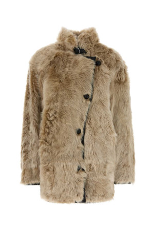 Beige Rema fur coat ISABEL MARANT (MA0611FAD4A01I)
