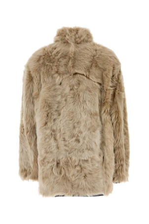 Beige Rema fur coat ISABEL MARANT (MA0611FAD4A01I)