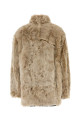 Бежеве хутряне пальто Rema від ISABEL MARANT (MA0611FAD4A01I)