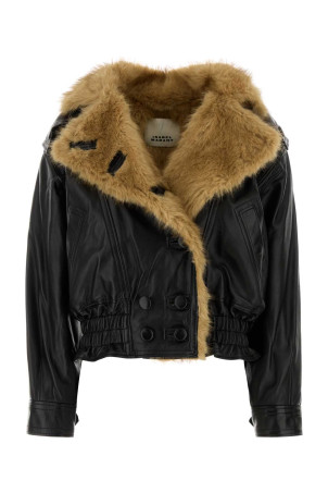 Black leather Valina jacket ISABEL MARANT (MA0642FAD4B01I)