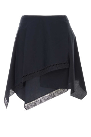 Black poplin skrit JW ANDERSON (SK0199PG2016)