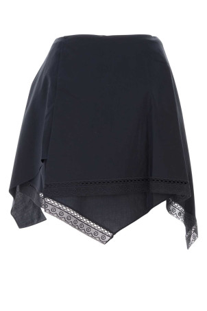 Black poplin skrit JW ANDERSON (SK0199PG2016)