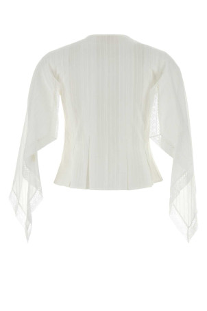 White cotton blouse JW ANDERSON (TP0366PG2034)