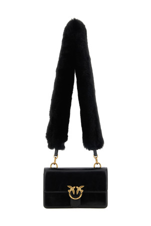 'Love One' mini shoulder bag Black