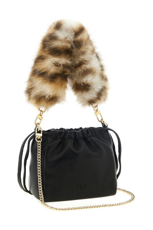 Сумка-кошик Nappa, чорна PINKO 107635A3M8ZM5Y