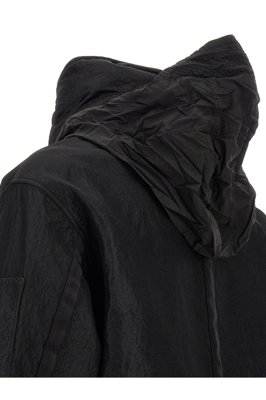 'Bi-Face' reversible jacket Black