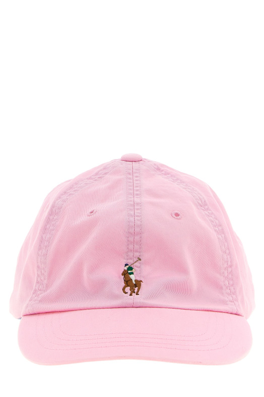 Кепка з еластичного твілу, рожева POLO RALPH LAUREN 211954881503
