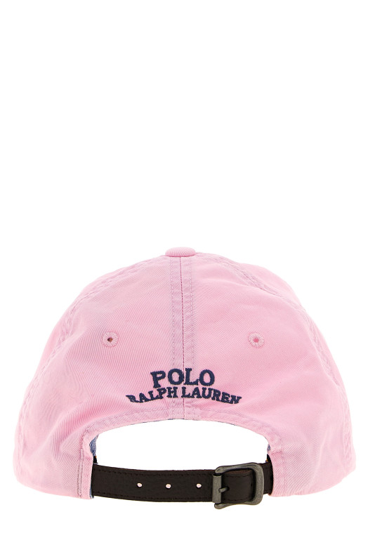 Кепка з еластичного твілу, рожева POLO RALPH LAUREN 211954881503