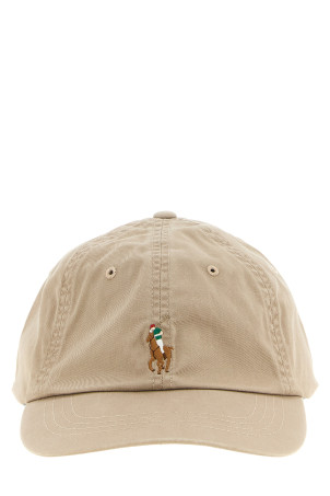 Кепка з еластичного твілу, бежева POLO RALPH LAUREN 211954881003
