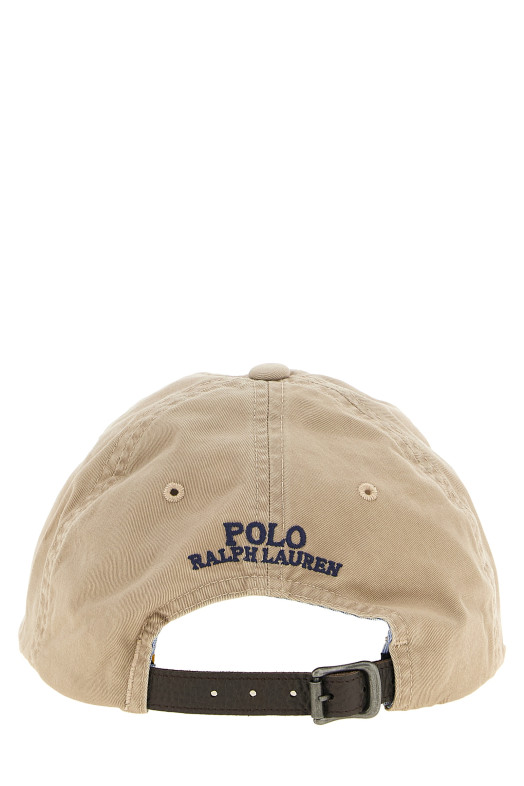 Кепка з еластичного твілу, бежева POLO RALPH LAUREN 211954881003