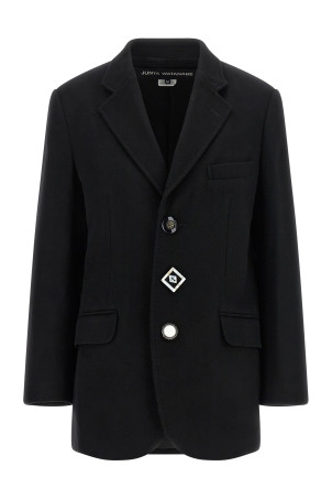 Пальто з коштовними ґудзиками, чорне JUNYA WATANABE JRJ0371