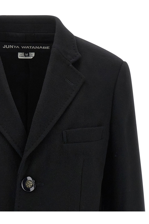 Пальто з коштовними ґудзиками, чорне JUNYA WATANABE JRJ0371
