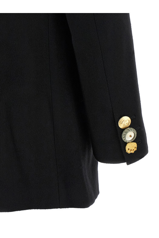 Пальто з коштовними ґудзиками, чорне JUNYA WATANABE JRJ0371