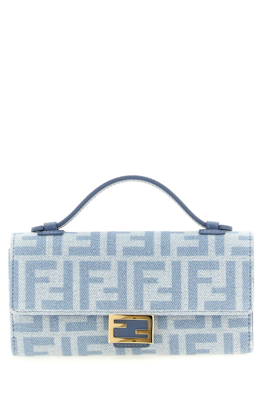 'Continental Baguette' wallet on chain BLUE