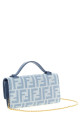 'Continental Baguette' wallet on chain BLUE