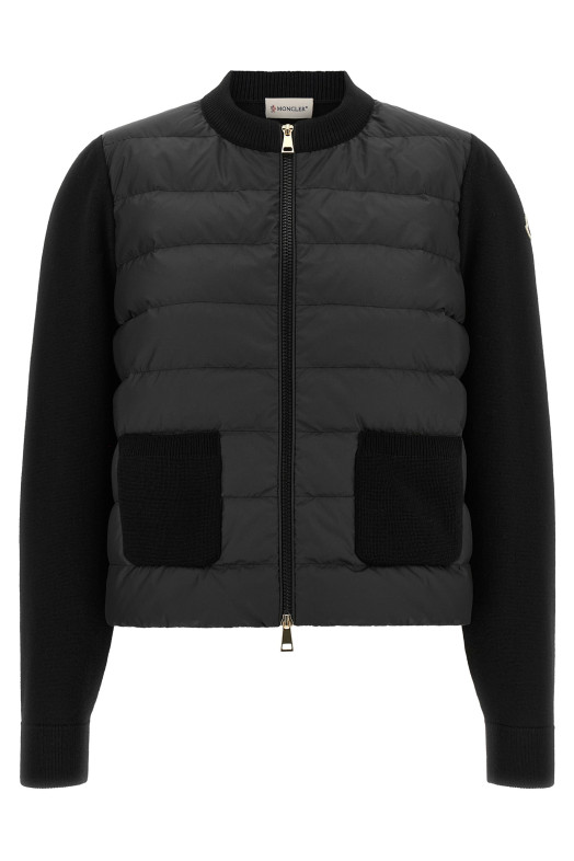 Кардиган на підкладці, чорний MONCLER L20939B00040M1131999