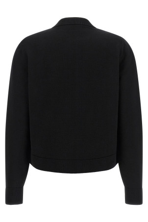 Padded cardigan Black