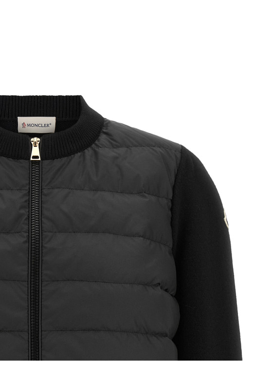 Кардиган на підкладці, чорний MONCLER L20939B00040M1131999
