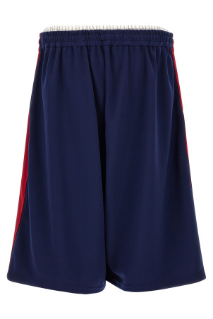 'Exposed' bermuda shorts Blue