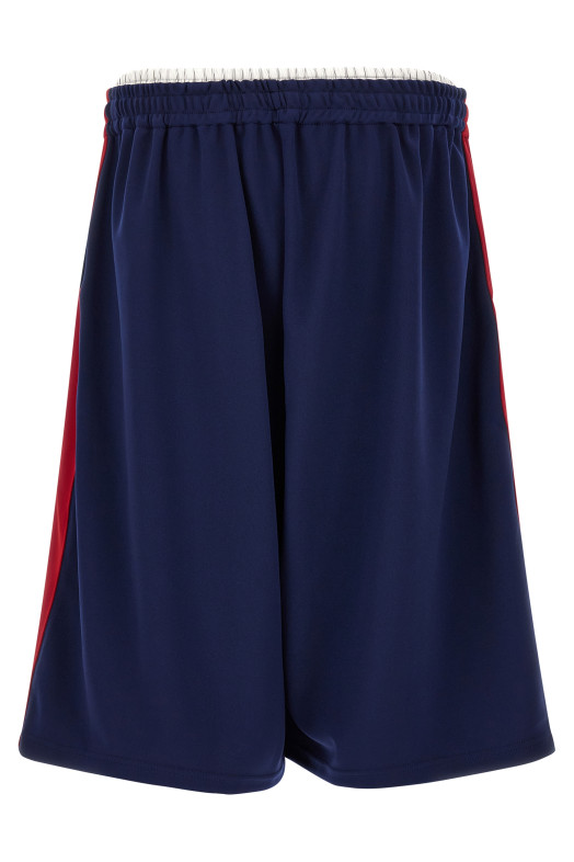 'Exposed' bermuda shorts Blue