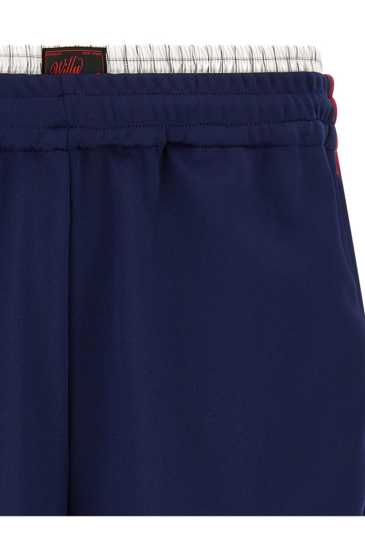'Exposed' bermuda shorts Blue