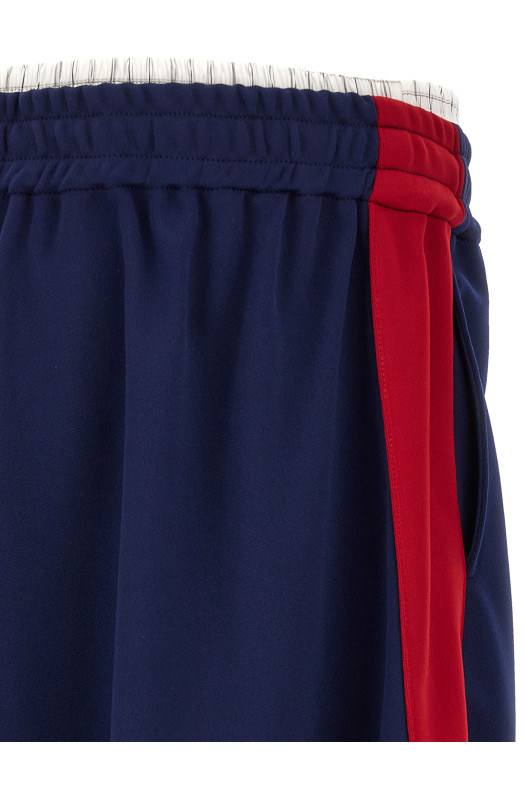 'Exposed' bermuda shorts Blue