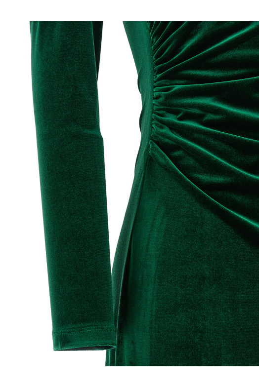 Velvet dress Green