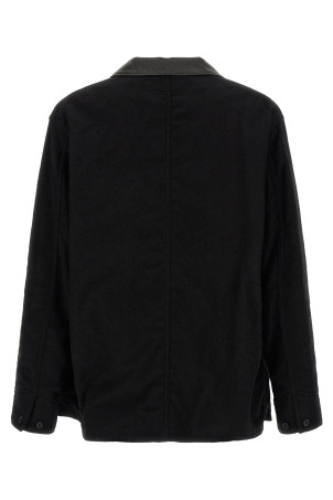 Wool cloth jacket Black