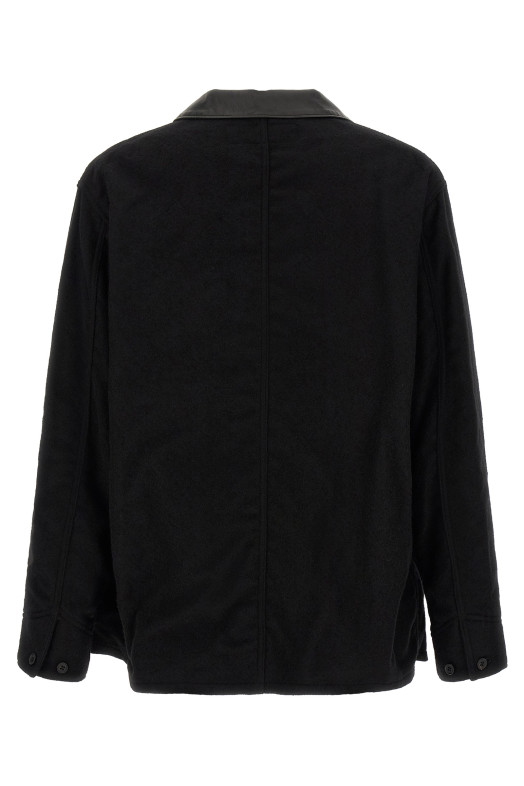 Wool cloth jacket Black