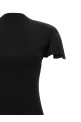 Silk and cotton dress Black