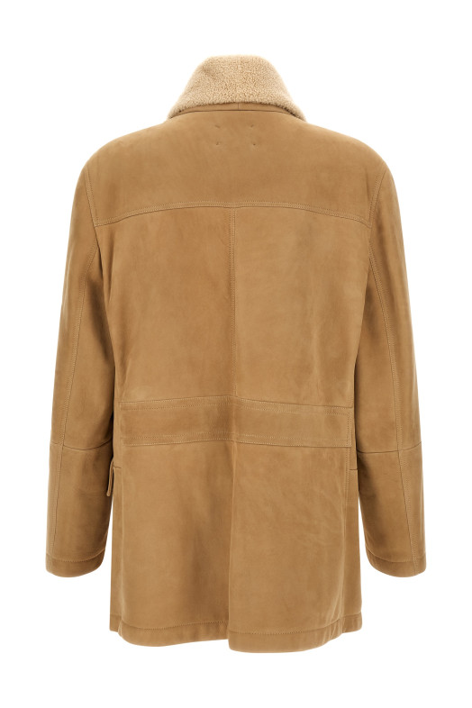 Куртка из овчины «Curly Beige» BRUNELLO CUCINELLI MPMCU2091C9876