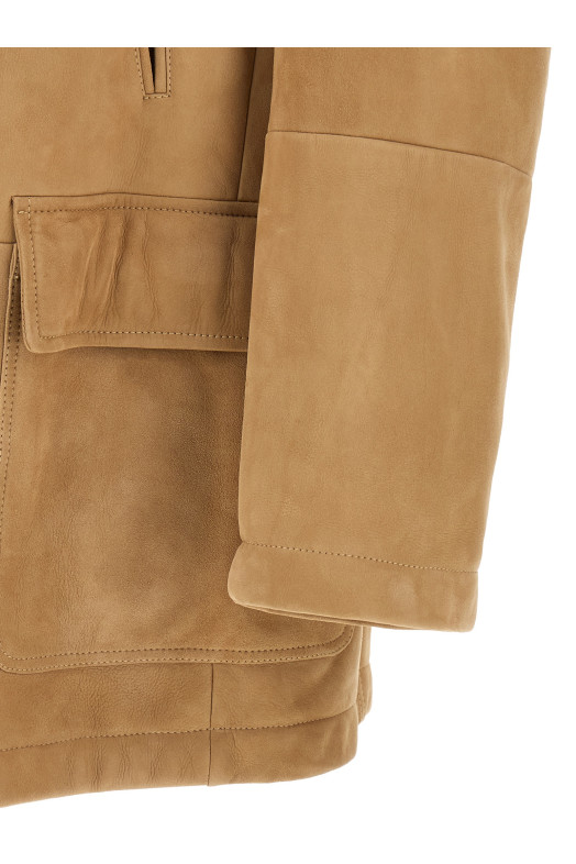 Куртка из овчины «Curly Beige» BRUNELLO CUCINELLI MPMCU2091C9876