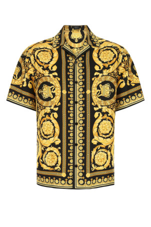 Printed silk shirt VERSACE (10039261A03044)