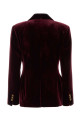 Бордовий оксамитовий блейзер VERSACE (10265651A19180)