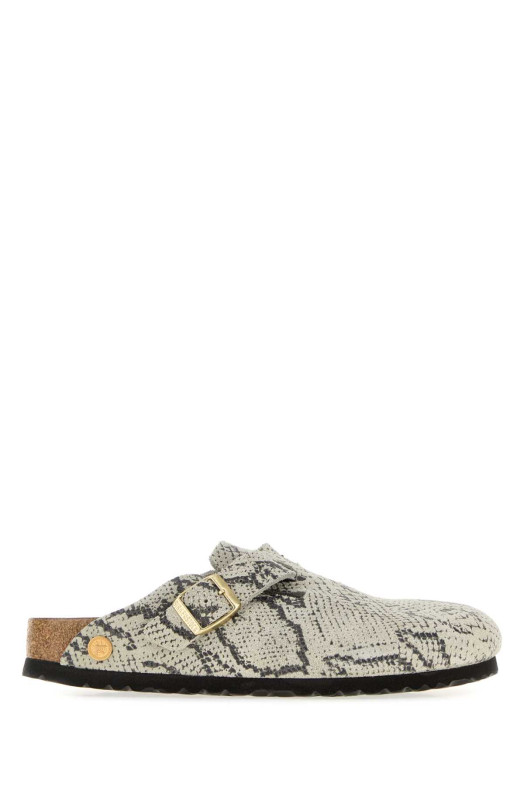 Printed suede Boston slippers BIRKENSTOCK (1033086)