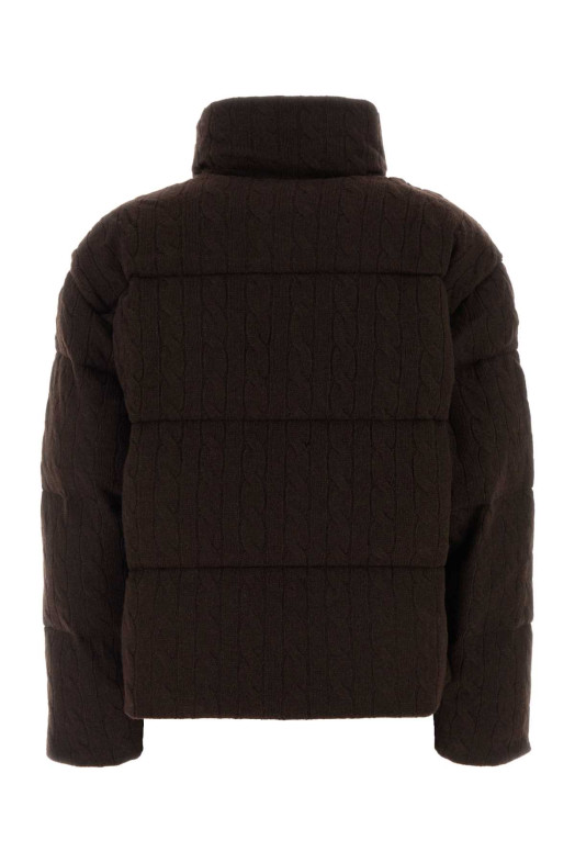 Темно-коричнева утеплена куртка з вовняної суміші, синя, POLO RALPH LAUREN (211A10457)