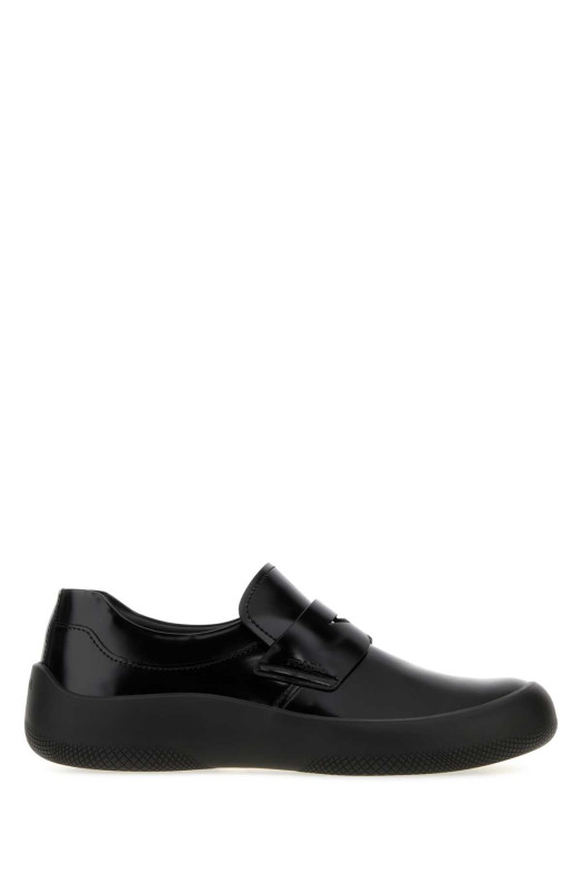 Чорні шкіряні лофери Prax від PRADA (2DE164FG000055)