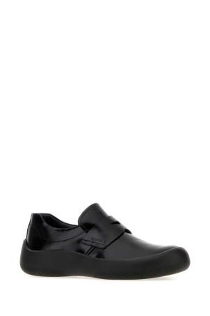 Чорні шкіряні лофери Prax від PRADA (2DE164FG000055)