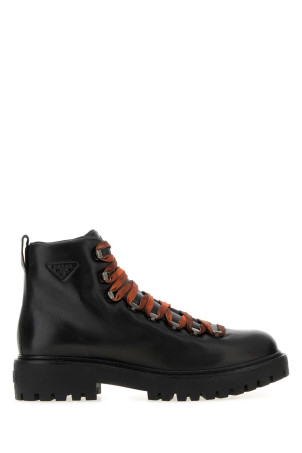 Black leather Brixxen ankle boots Black PRADA (2TE220FG0003KDP)