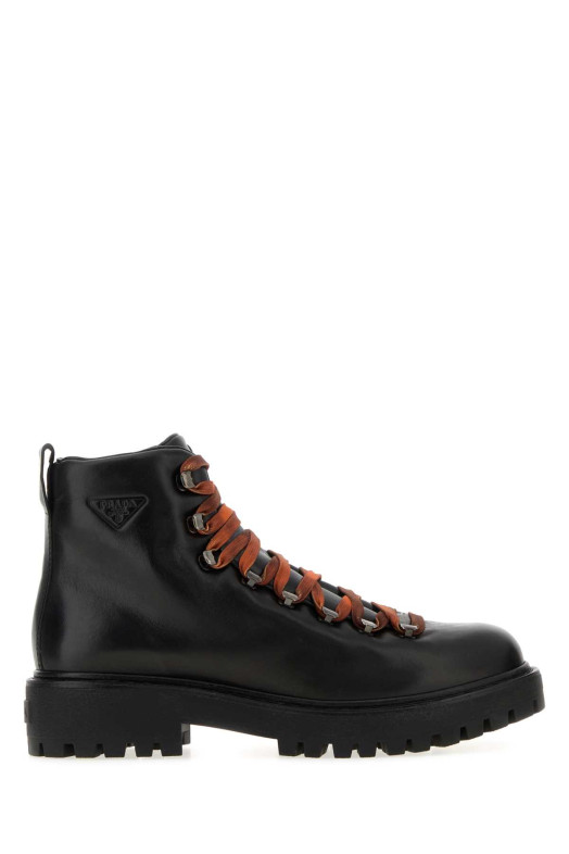 Black leather Brixxen ankle boots Black PRADA (2TE220FG0003KDP)