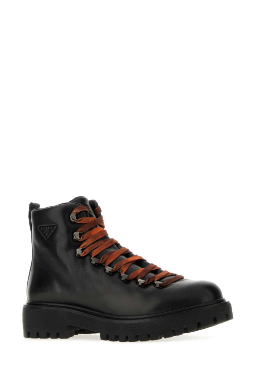 Black leather Brixxen ankle boots Black PRADA (2TE220FG0003KDP)
