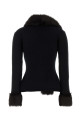 Black wool blend cardigan Black MAGDA BUTRYM (323926)
