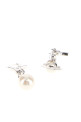 Silver metal small Claude earrings VIVIENNE WESTWOOD (6202016P02P103)
