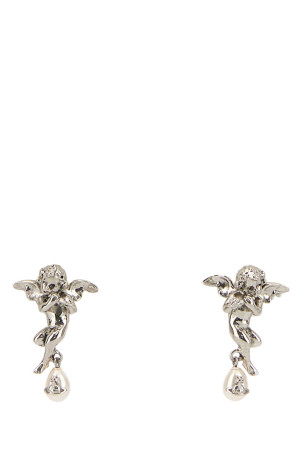Срібні металеві сережки «Путті» від VIVIENNE WESTWOOD (6203009L02P235)