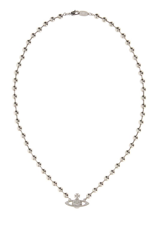 Серебристое колье «Темза» от VIVIENNE WESTWOOD (6301014K02P409)