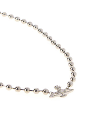 Серебристое колье «Темза» от VIVIENNE WESTWOOD (6301014K02P409)