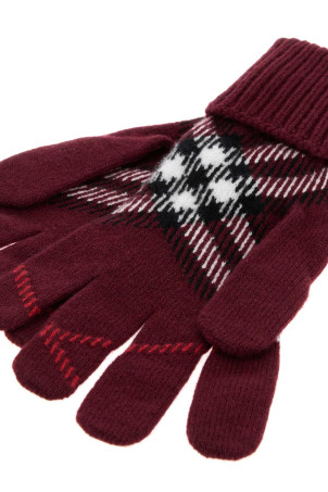 Embroidered cashmere blend gloves BURBERRY (8132899)