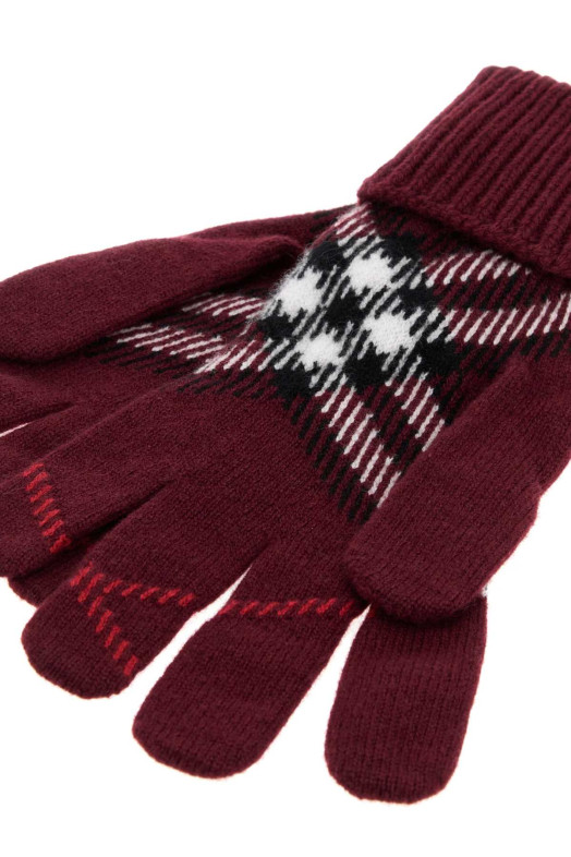Embroidered cashmere blend gloves BURBERRY (8132899)